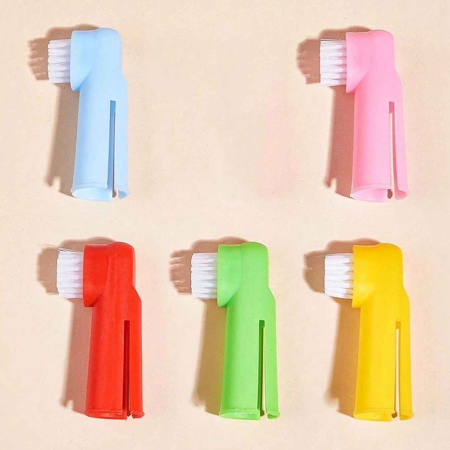 Soft Dog Finger Toothbrush Massager