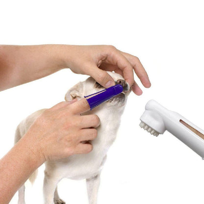 Dog Finger Toothbrush with Massager