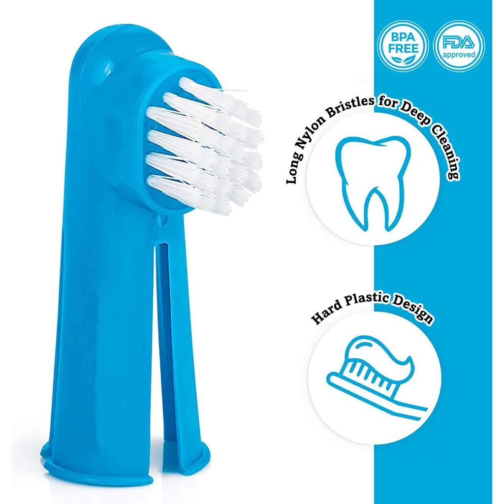 Dog Finger Toothbrush with Massager