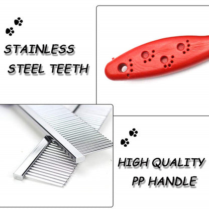 Stainless Steel Pet Grooming Comb