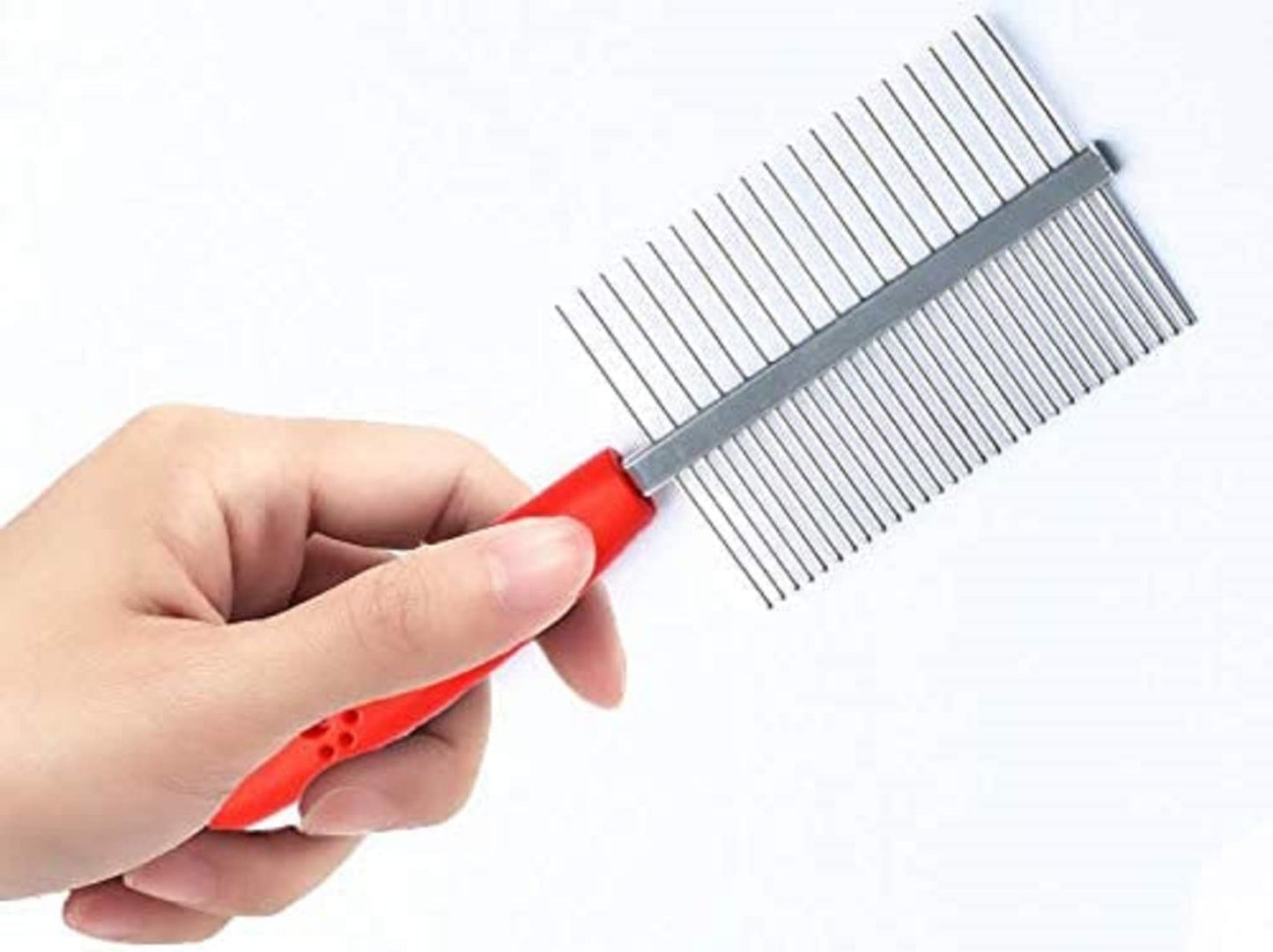 Double-Sided Metal Flea Comb