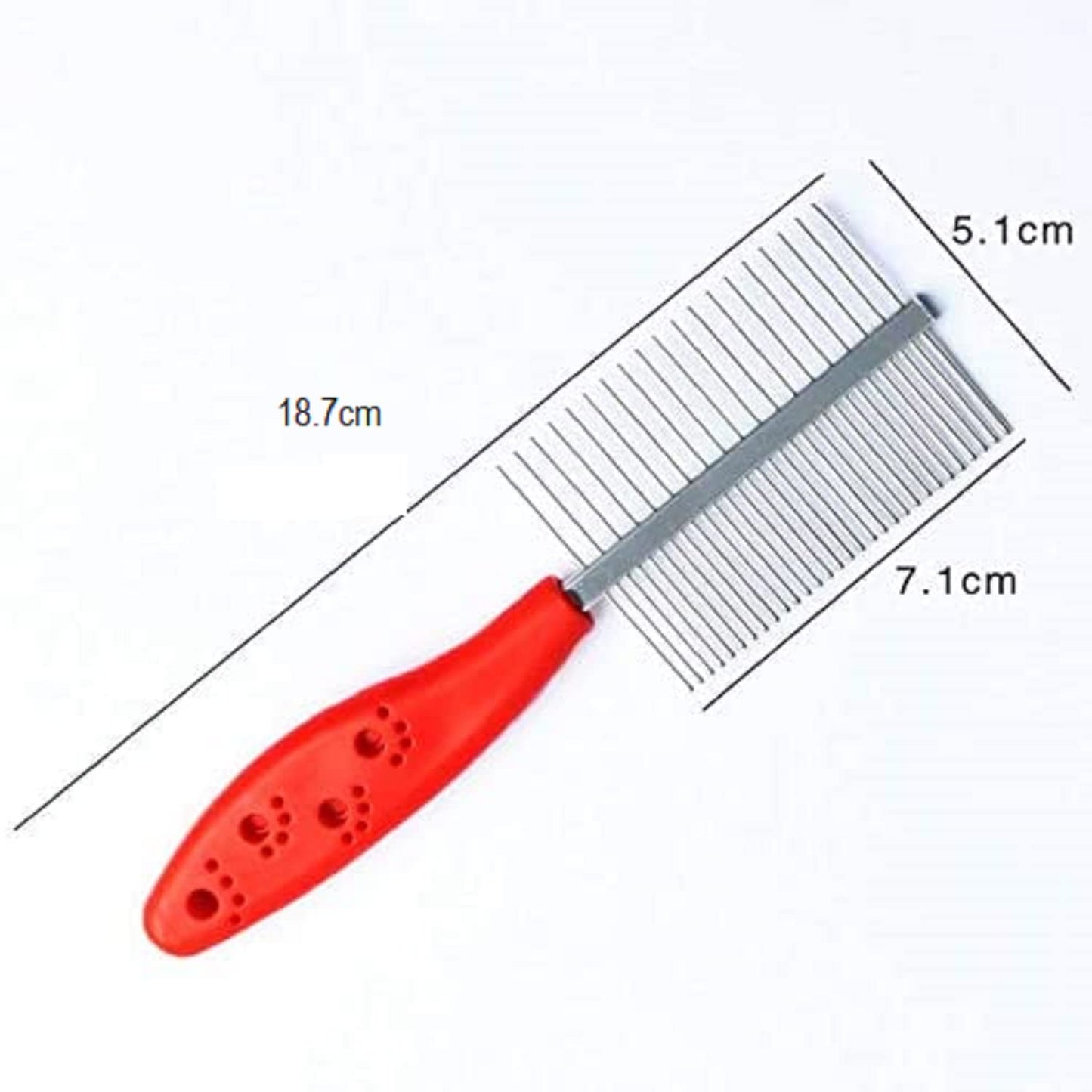 Double-Sided Metal Flea Comb