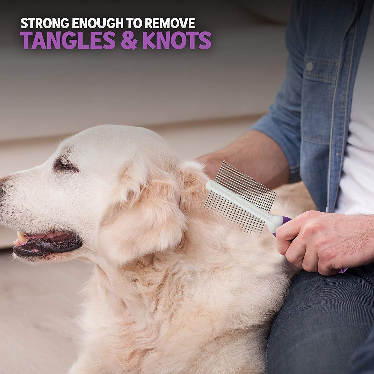 Double-Sided Pet Grooming Brush