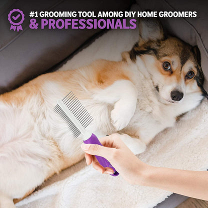Double-Sided Pet Grooming Brush