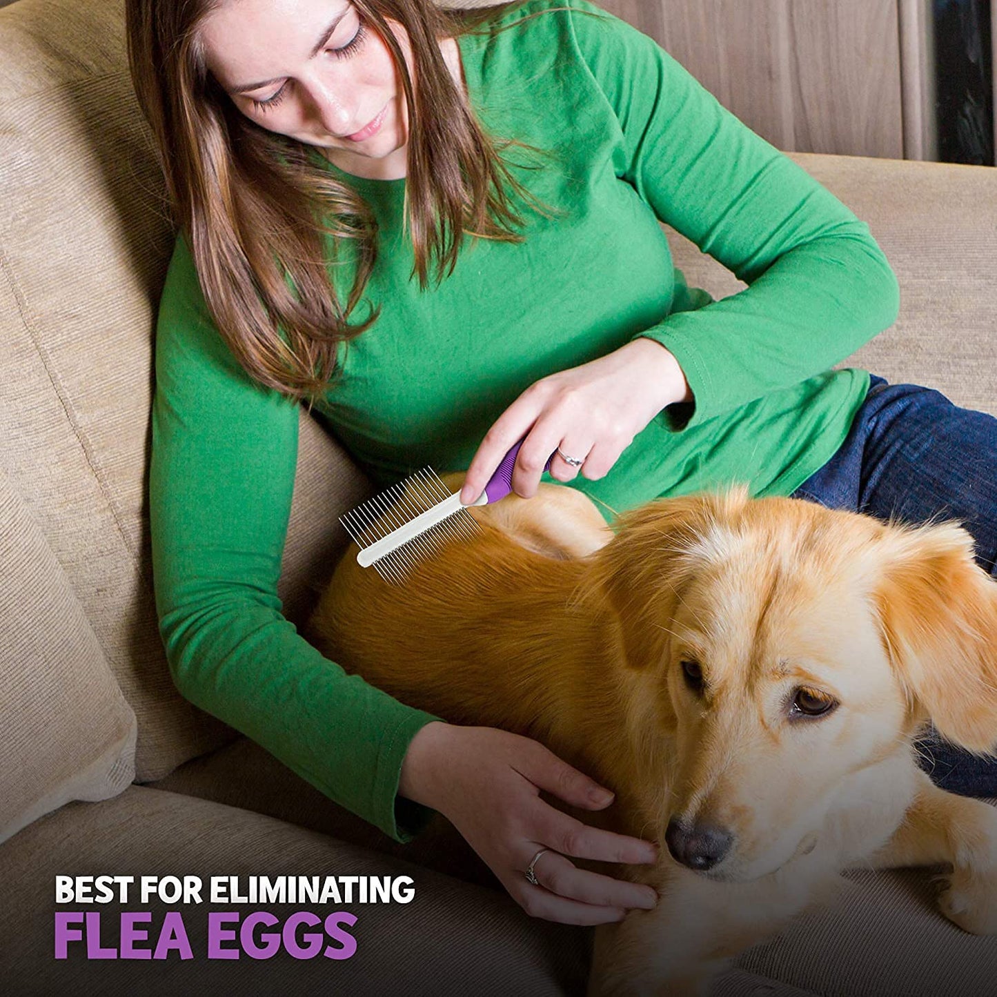Double-Sided Pet Grooming Brush