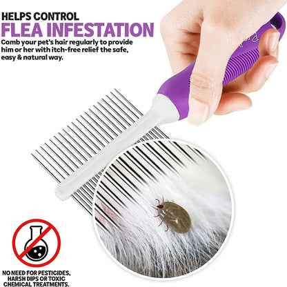 Double-Sided Pet Grooming Brush