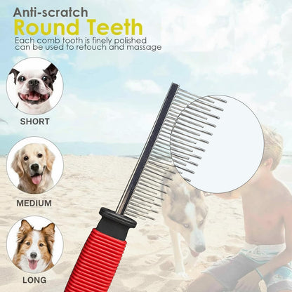 Pet Detangling Comb Stainless Steel