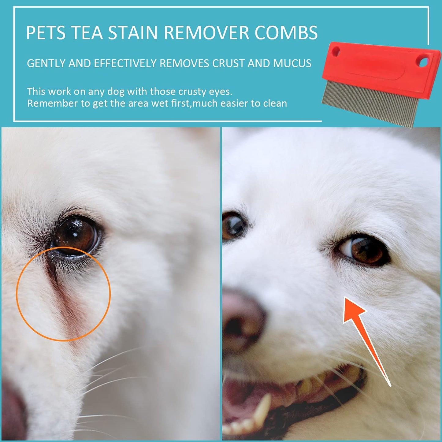 Steel Teeth Flea Removal Comb