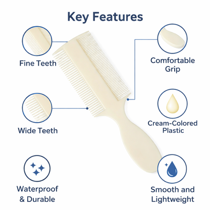 Double-Sided Flea Lice Comb Set