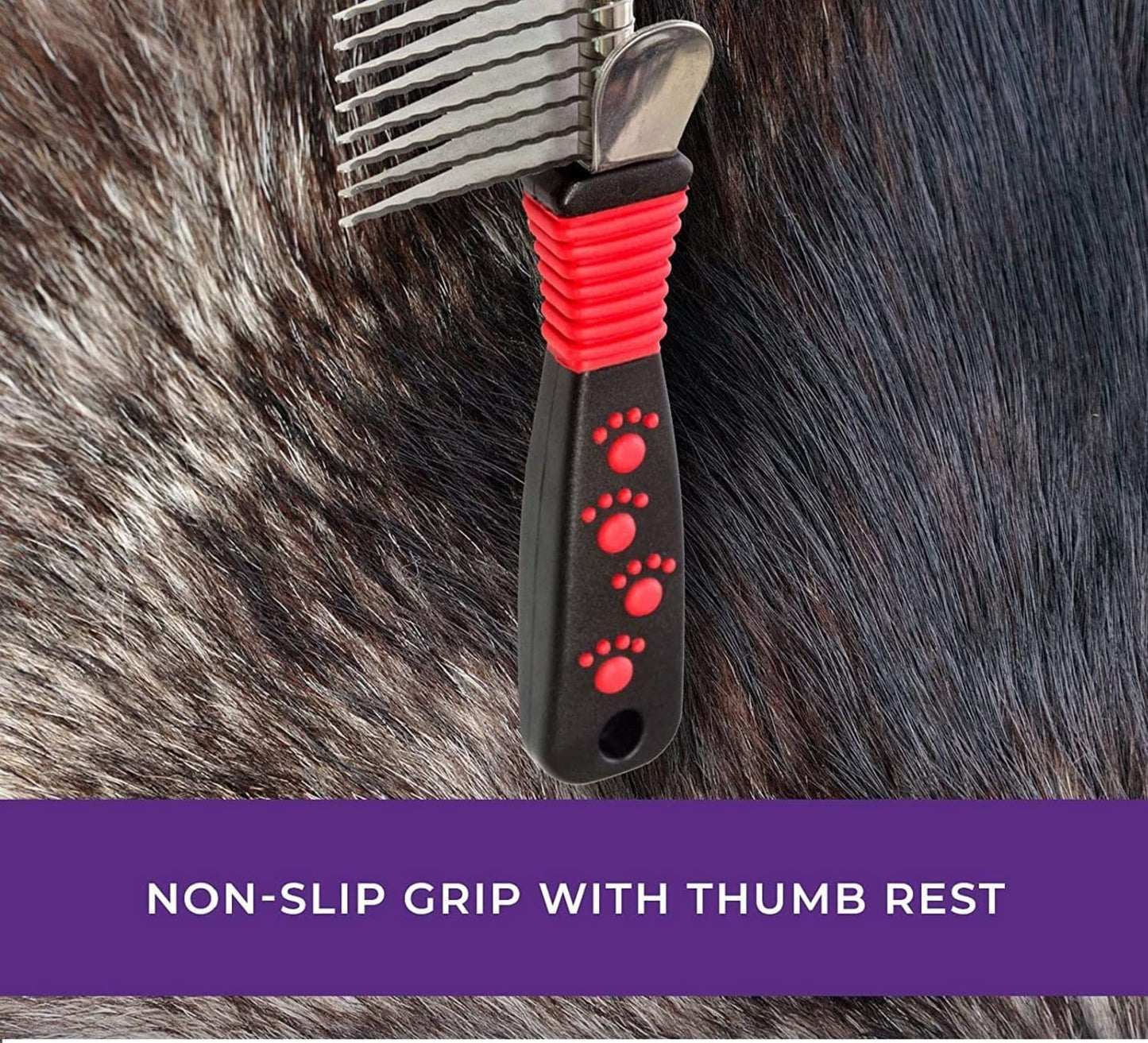 Dog & Cat Dematting Grooming Brush, Comb