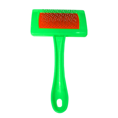 Green Universal Pet Slicker Brush