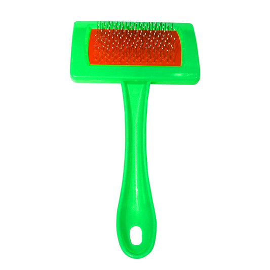 Green Universal Pet Slicker Brush