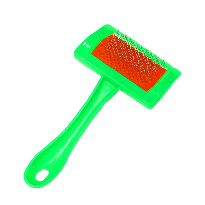 Green Universal Pet Slicker Brush