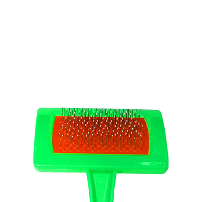 Green Universal Pet Slicker Brush