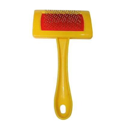Yellow Flexible Pin Slicker Brush