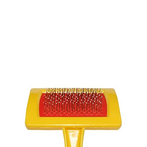 Yellow Flexible Pin Slicker Brush