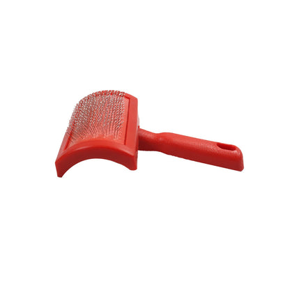 Small Red Carding Slicker Brush