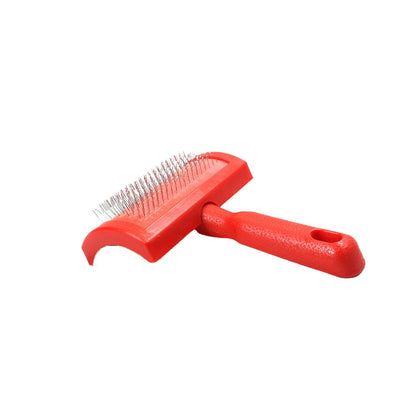 Small Red Carding Slicker Brush