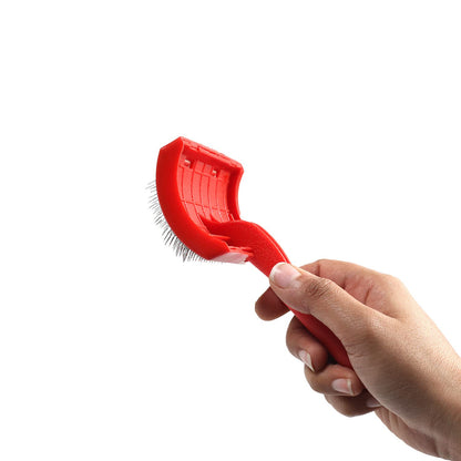 Sheepskin Rug & Pet Slicker Brush