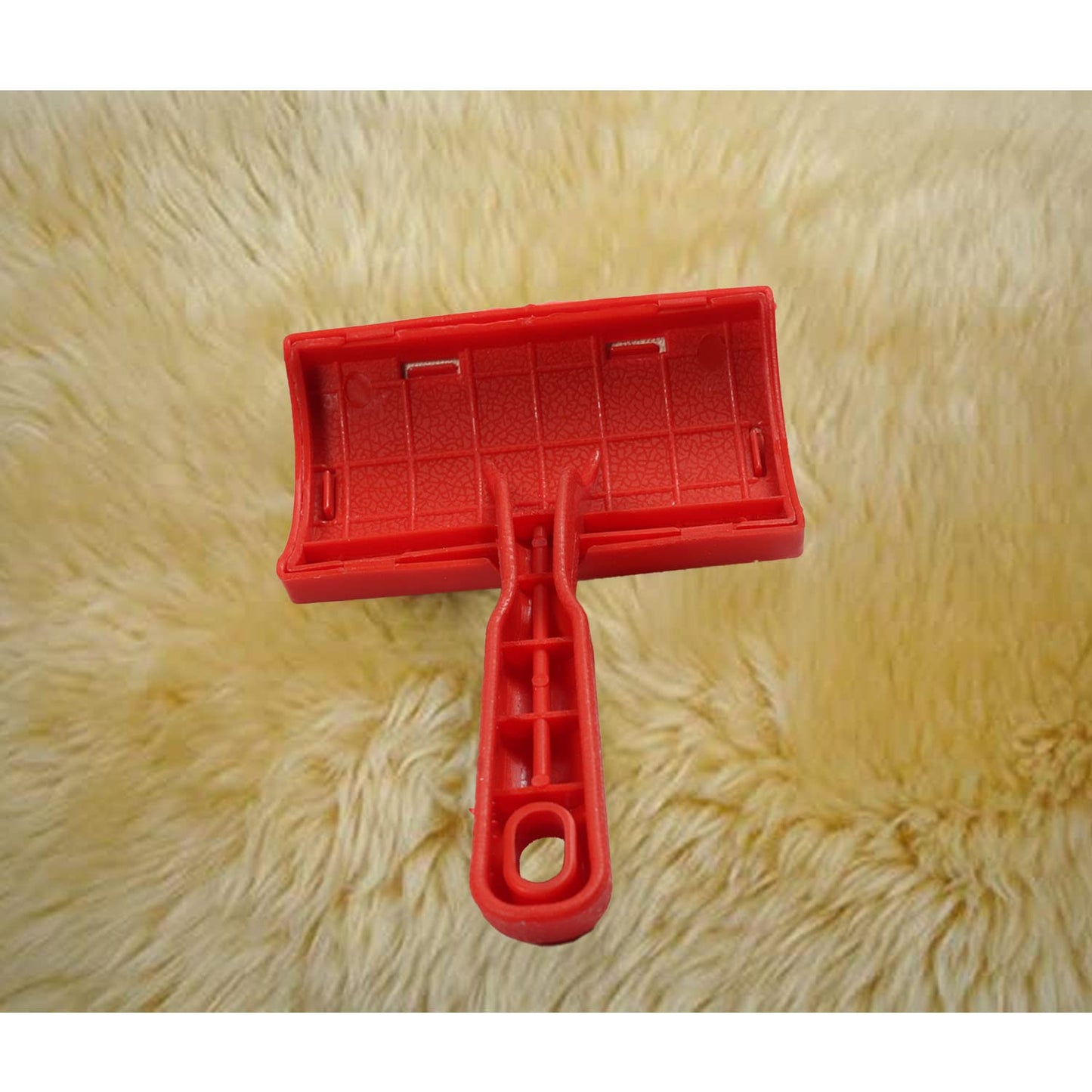 Sheepskin Rug & Pet Slicker Brush