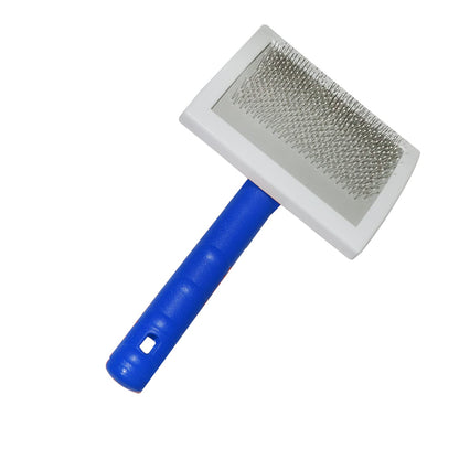 Large Blue Flexible Slicker Brush
