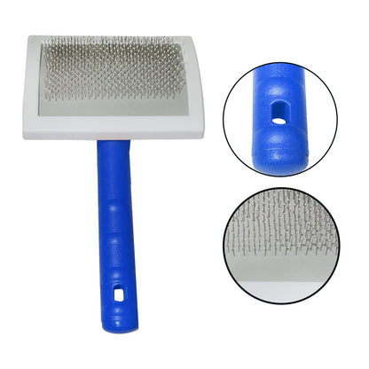 Large Blue Flexible Slicker Brush