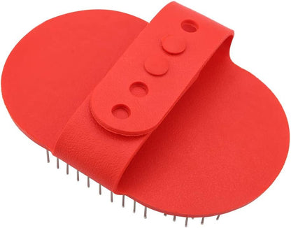 Hand Shaped Pet Bathing & Grooming Rubber Brush