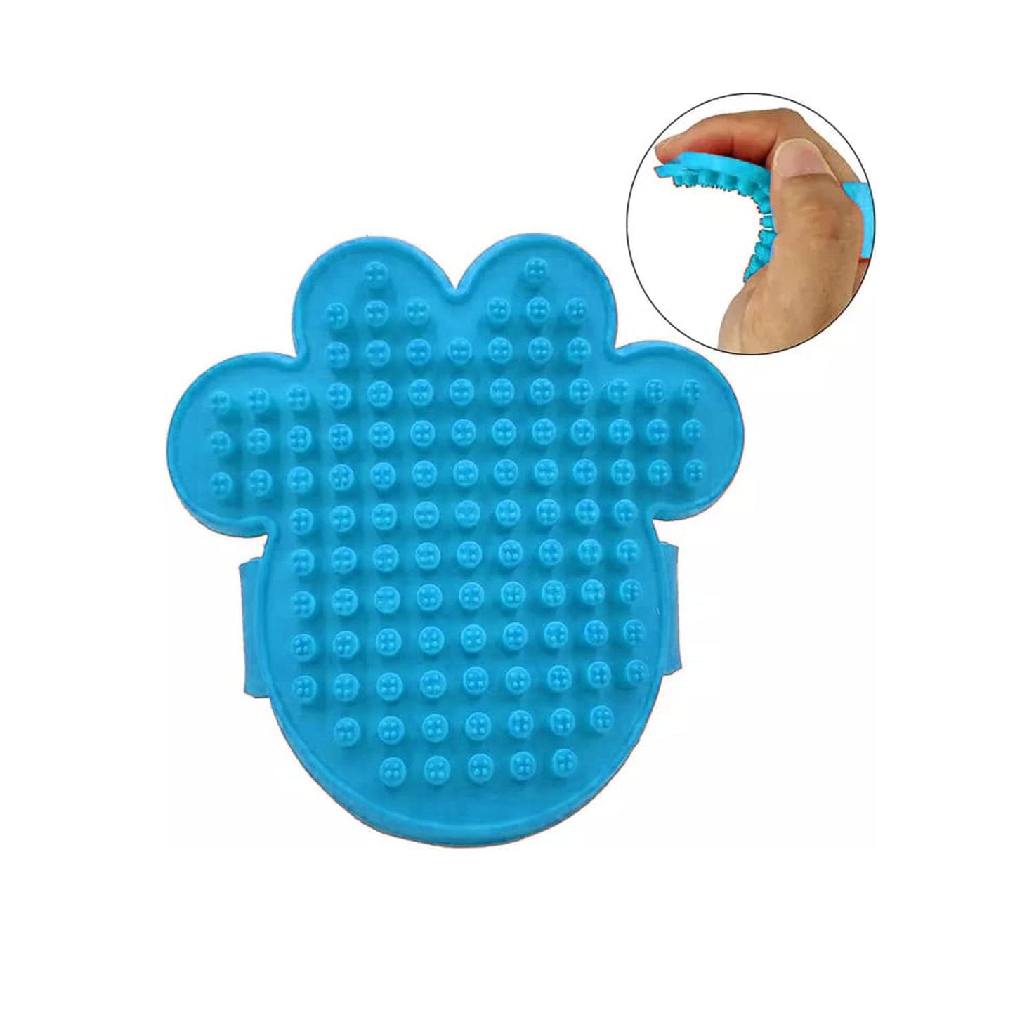 Blue Pet Shampoo Massage Brush