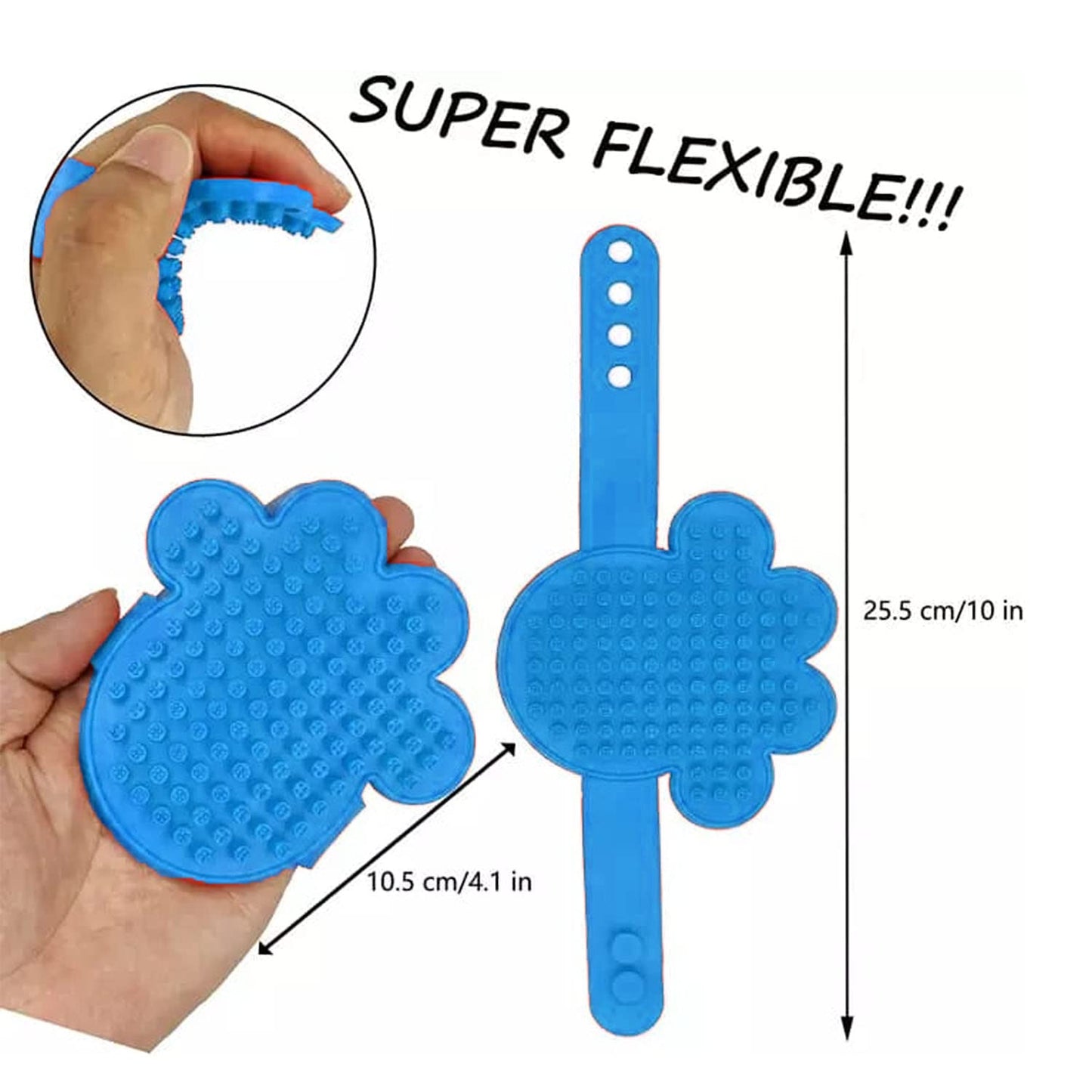 Blue Pet Shampoo Massage Brush