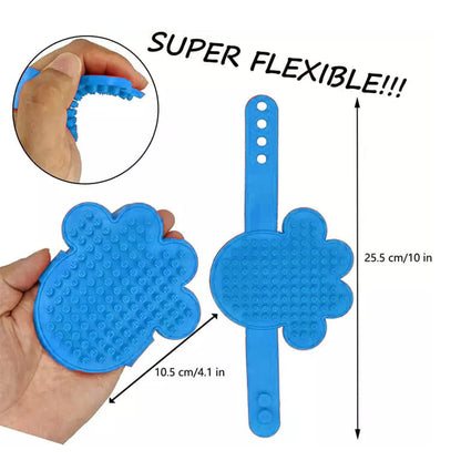 Blue Pet Shampoo Massage Brush