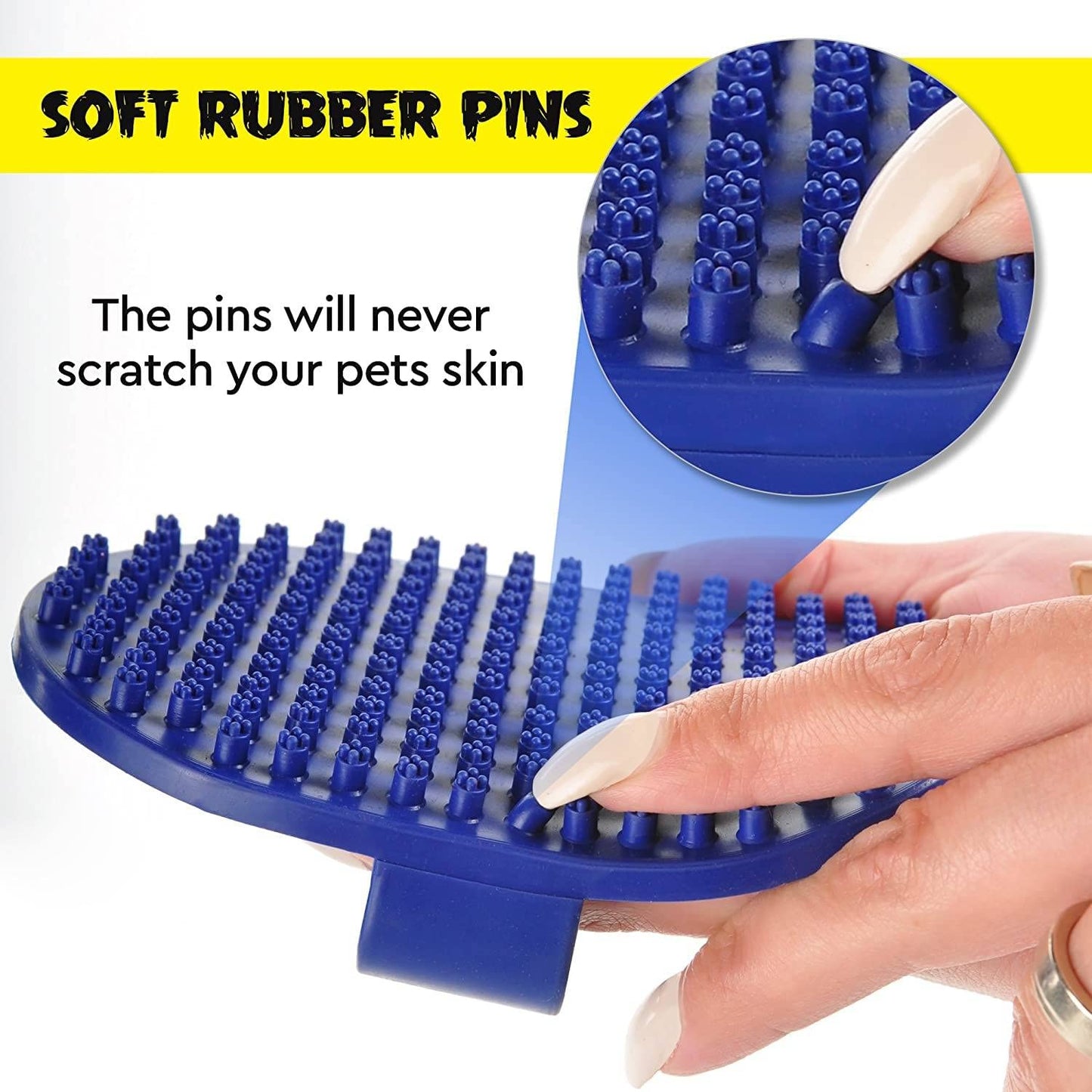 Blue Dog Bath Grooming Brush