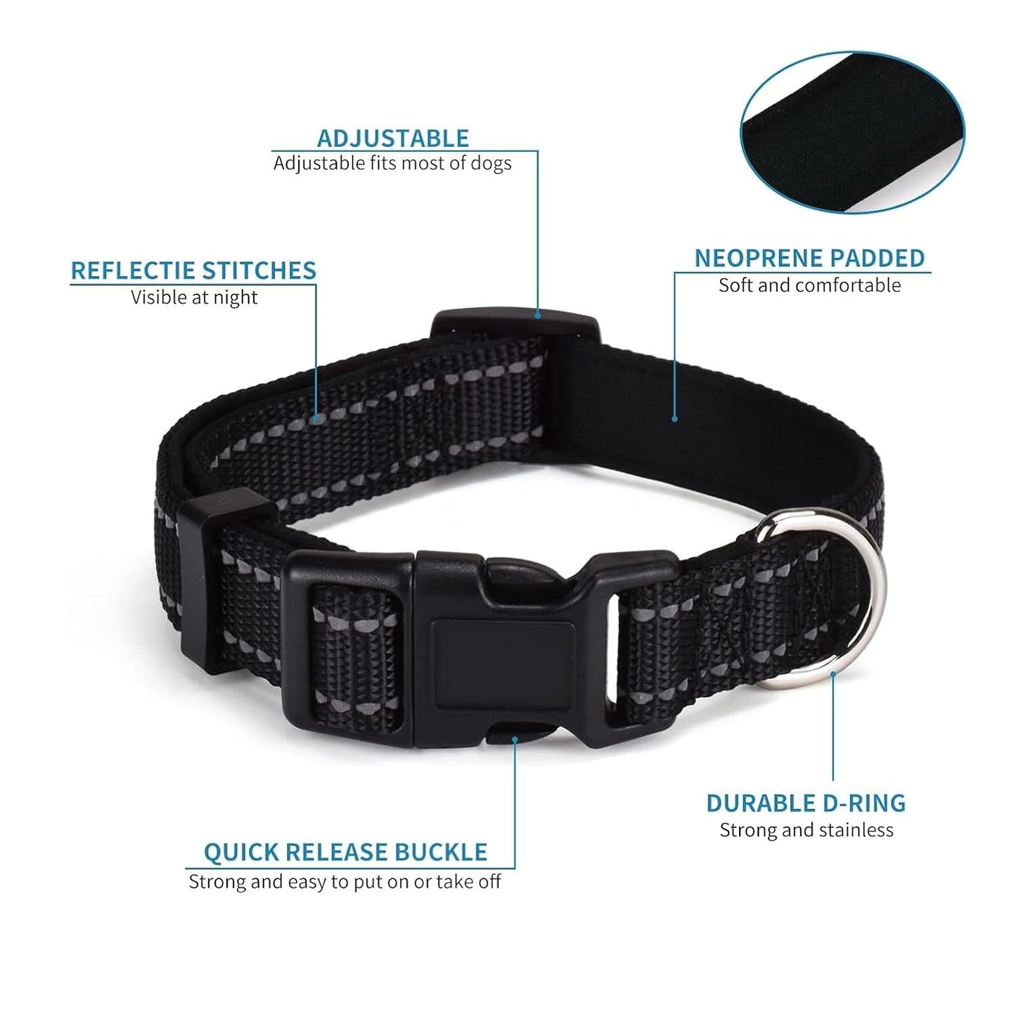 Dog Leash and Collar Set Heavy Duty