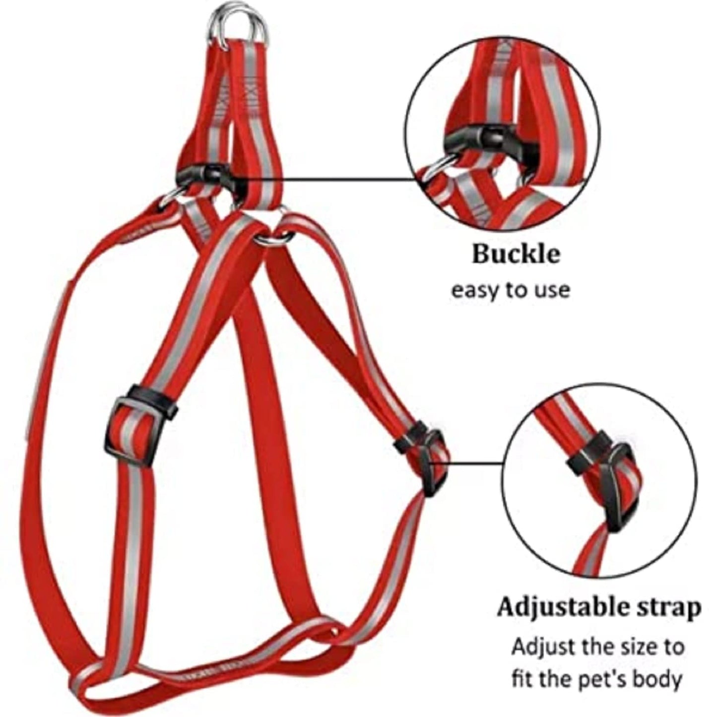 Reflective No-Pull Dog Harness leash Set