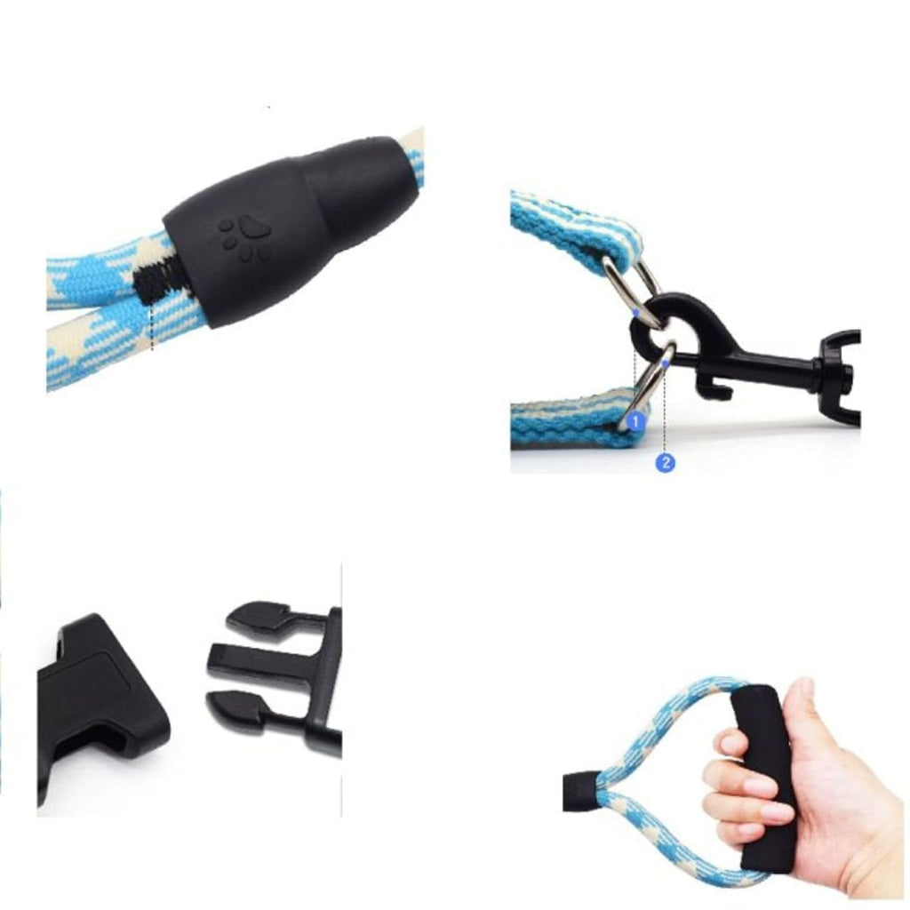 Soft and Adjustable Vest Pet Leash Set