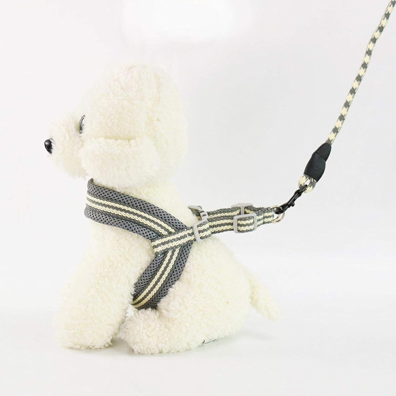 Soft and Adjustable Vest Pet Leash Set