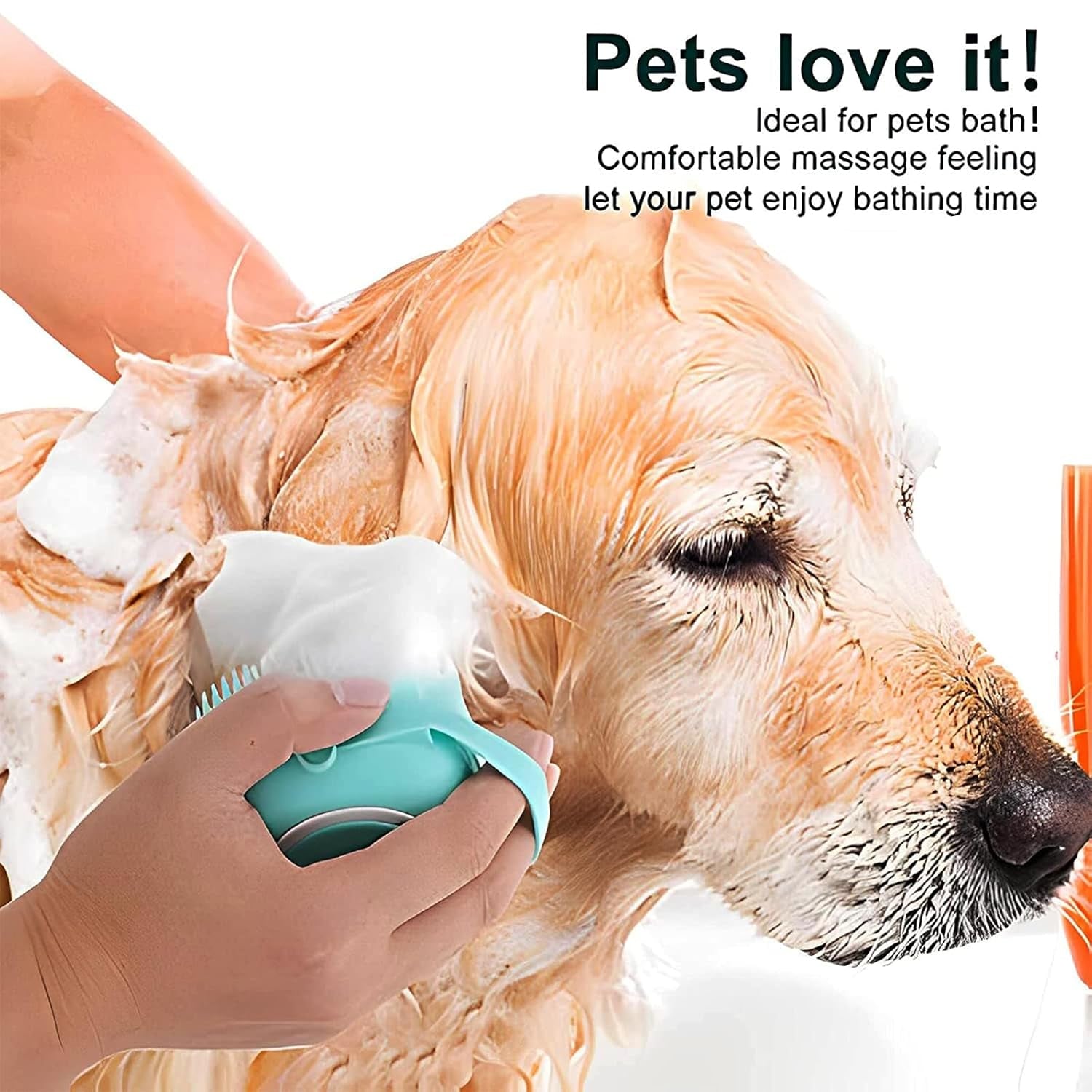 Silicone Pet Bath & Shampoo Brush