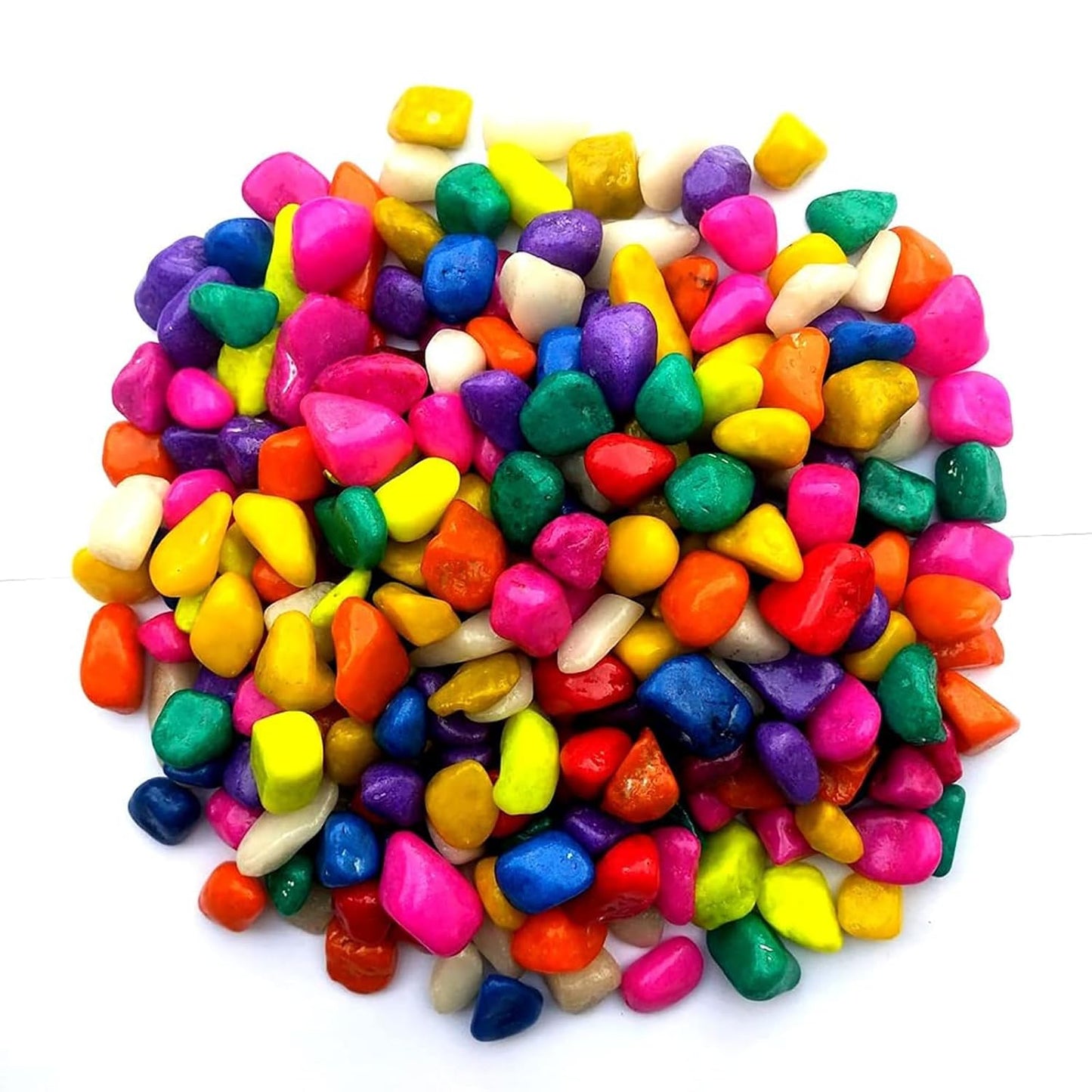Decorative Rocks, Aquarium Mixed Color Stones-1kg (4-6mm)