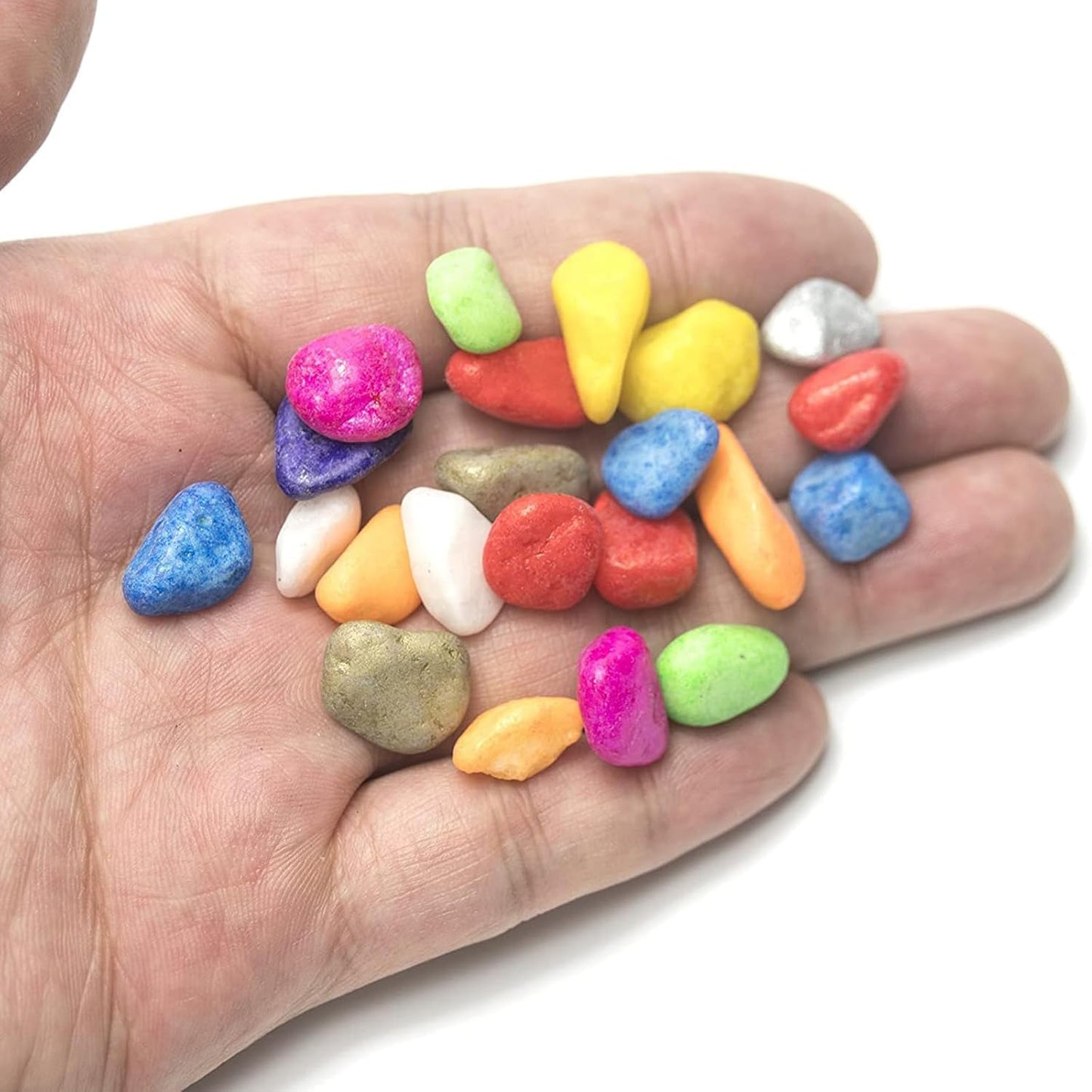 Decorative Rocks, Aquarium Mixed Color Stones-1kg (4-6mm)