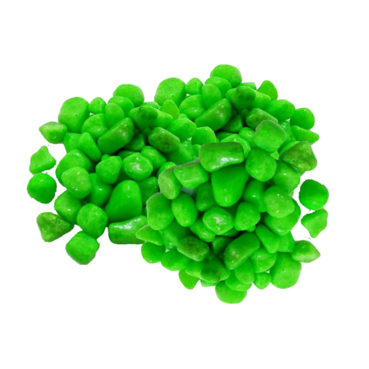 Decorative Rocks, Mini Pebbles (4-6mm) Aquarium Green Color Stones 1kg