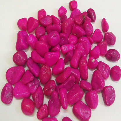 Decorative Rocks, Mini Pebbles Aquarium Pink Color 1KG