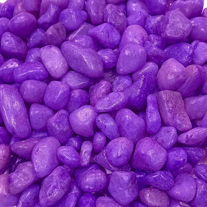 Decorative Rocks, Mini Pebbles Aquarium Purple Color 1KG