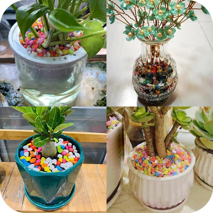 Decorative Rocks, Mini Pebbles Aquarium Purple Color 1KG