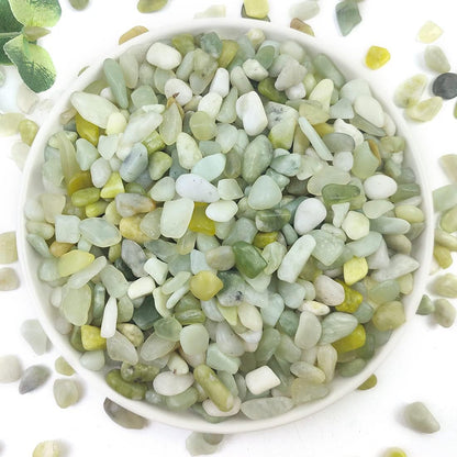 Polished Jade Pebbles for Succulents & Cactus – 1 KG