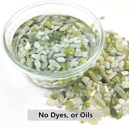 Polished Jade Pebbles for Succulents & Cactus – 1 KG