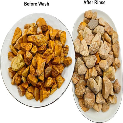 Polished, Tumbled Natural Stone Small Pebbles -1KG