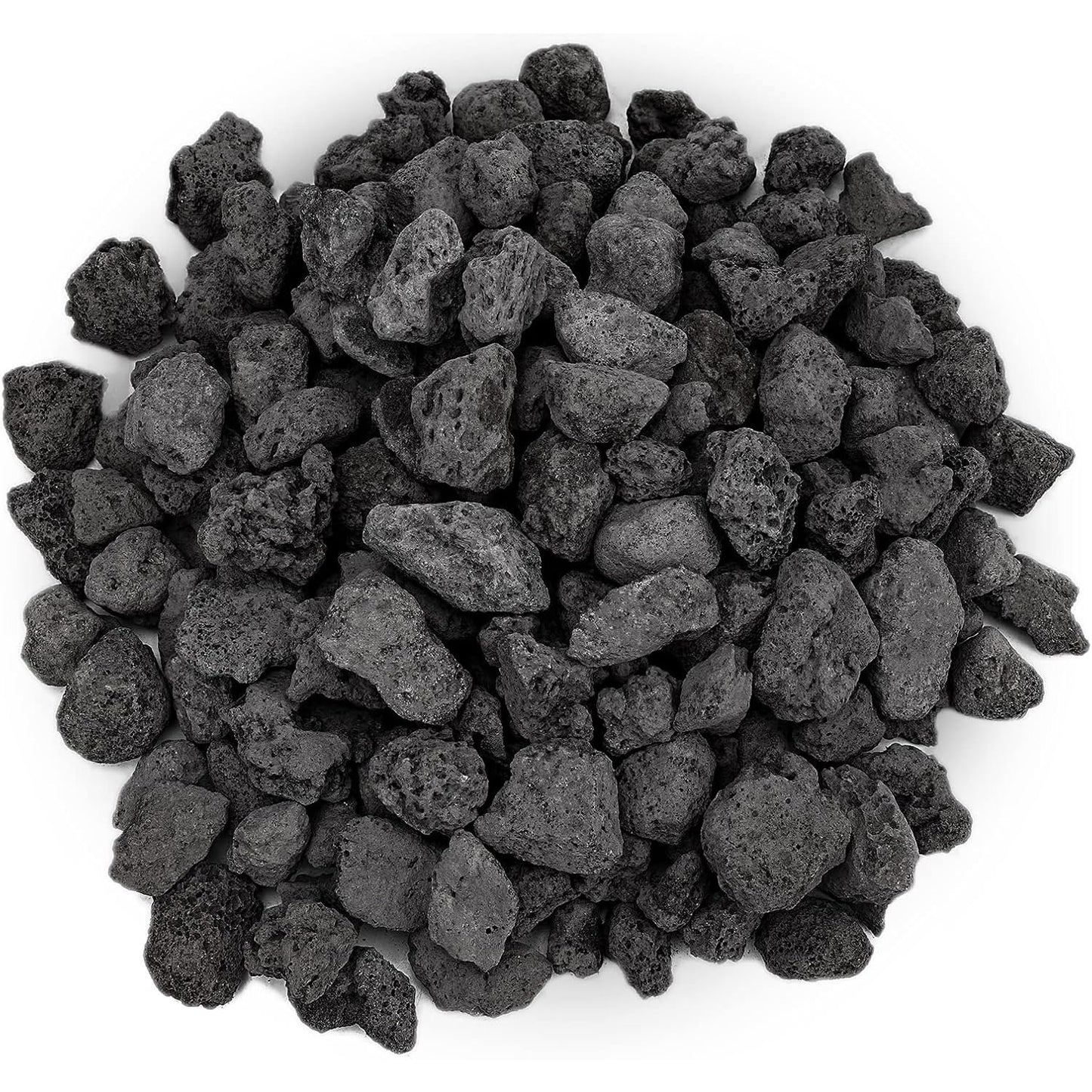 Decorative Stones Black Lava Rocks (2-3 cm) Granules- 0.5 KG