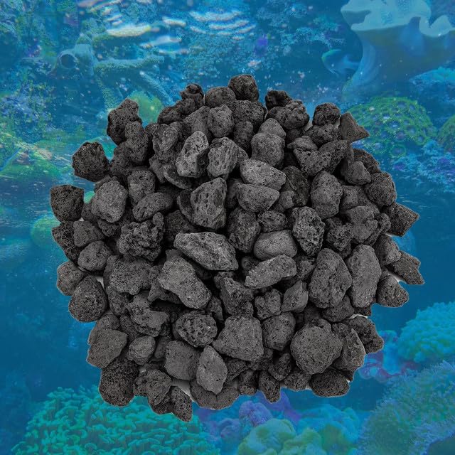 Decorative Stones Black Lava Rocks (2-3 cm) Granules- 0.5 KG