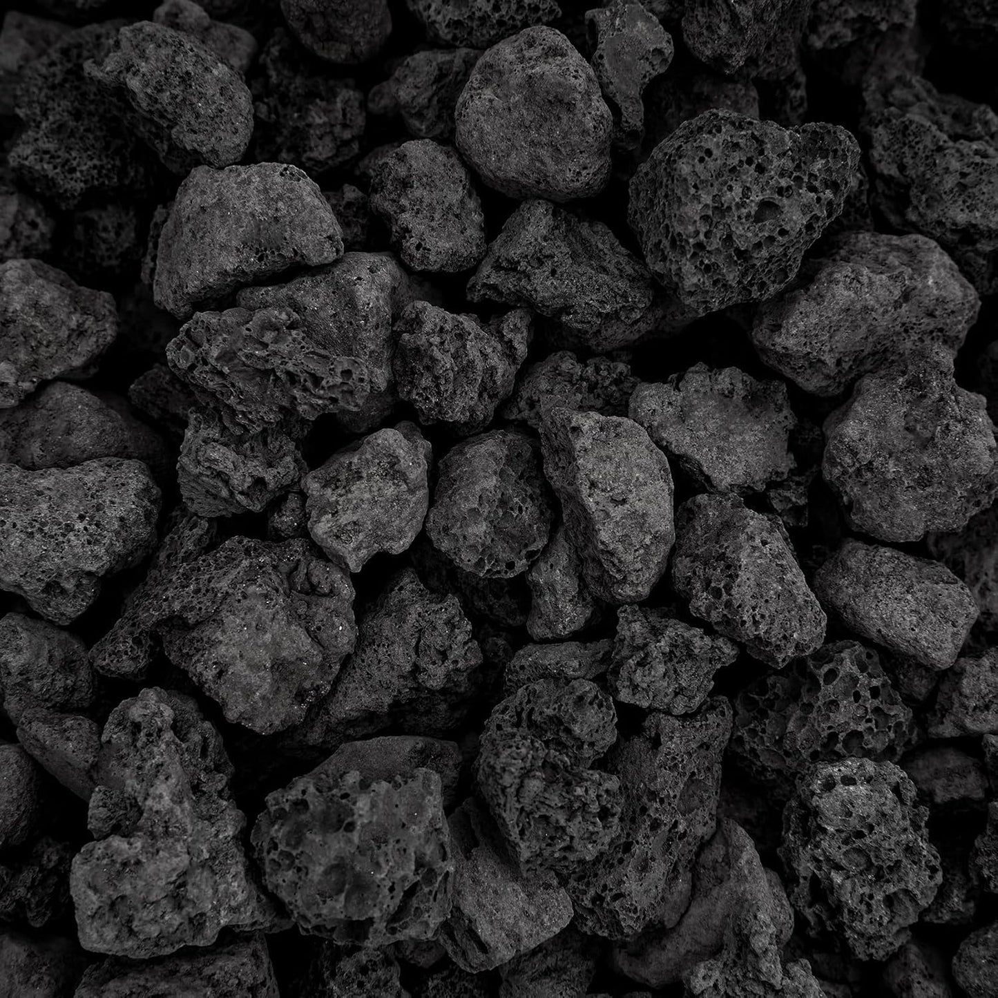 Decorative Stones Black Lava Rocks (2-3 cm) Granules- 0.5 KG