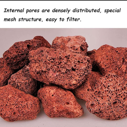 Decorative Natural Lava Rocks (2-3 cm), Aquarium Stones - 0.5 KG