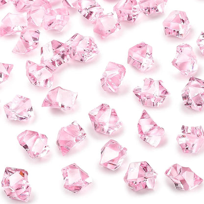 Pink Acrylic Aquarium Pebbles 100g